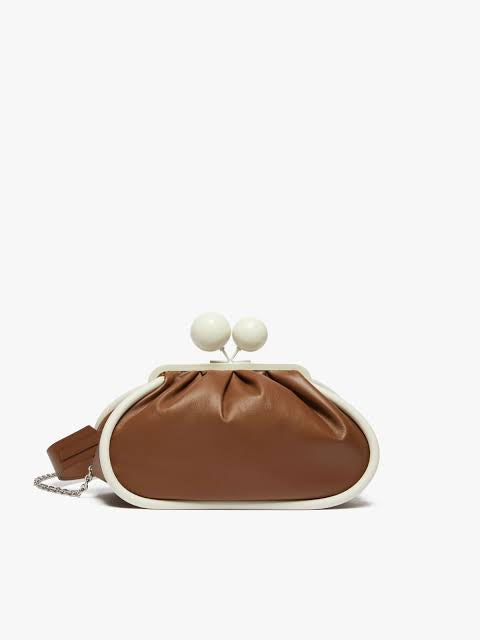 Milva Tan clutch bag