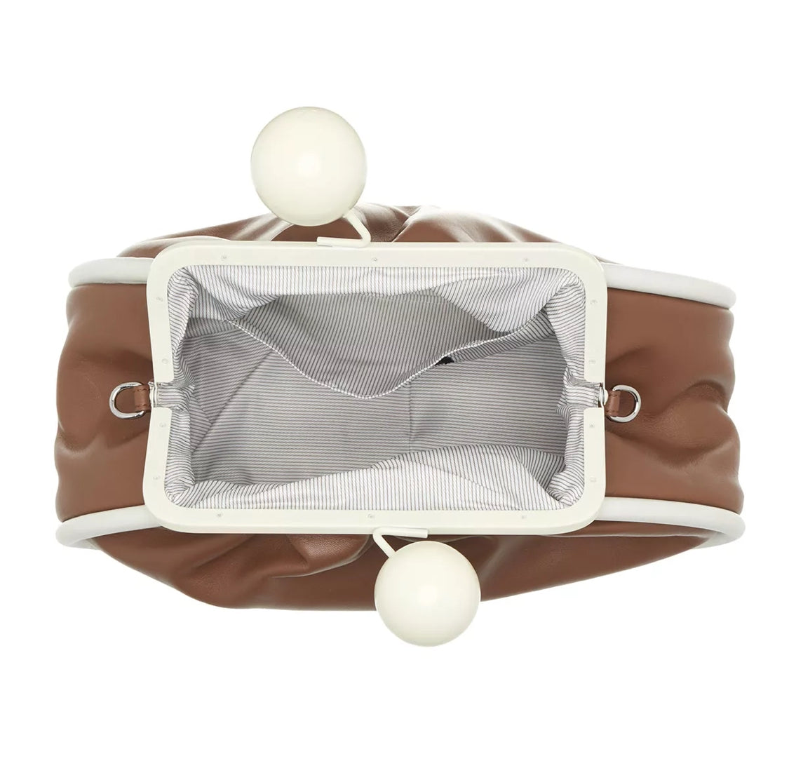 Milva Tan clutch bag